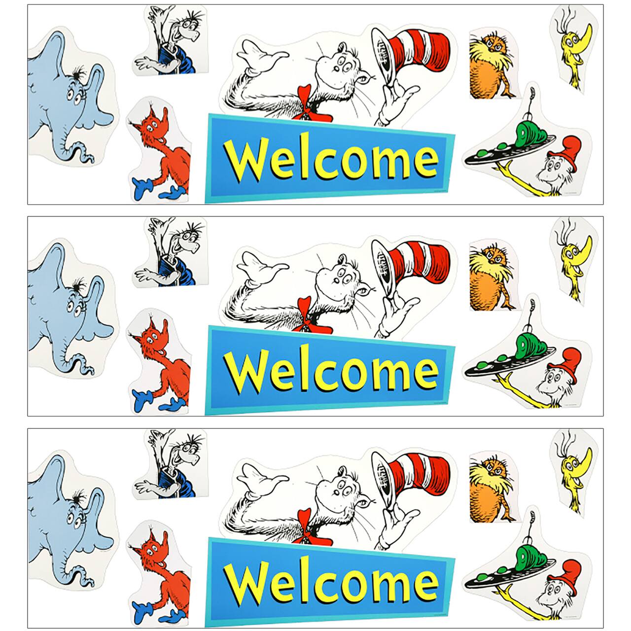 Eureka® Dr. Seuss™ Welcome Go-Arounds®, 3 Sets of 8 per Sheet